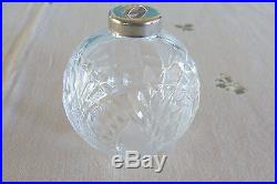 Waterford Crystal Christmas Ball Ornament Signed