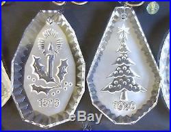 Waterford Crystal Christmas Ornament Partridge In Pear Tree Twelve Days & Others