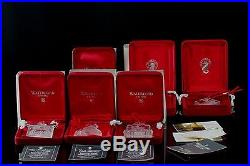 Waterford Crystal Christmas Ornaments Full Set'Twas the Night Before Christmas