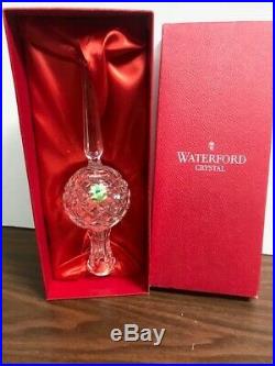 Waterford Crystal Christmas TREE TOPPER NEW With Box Mint Condition
