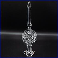 Waterford Crystal Christmas Tree Topper 10 1/2 H in Box FREE USA SHIPPING