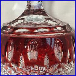 Waterford Crystal Clarendon Christmas Tree Topper Ruby Red