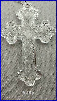 Waterford Crystal Cross Ornaments LOT & Enhancers Ireland 2007, 2008, 2010 EUC