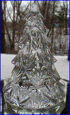 Waterford Crystal Figural Christmas Tree Medium Figurine New in Box
