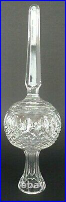 Waterford Crystal Glass Clarendon Christmas Tree Topper Ornament 10.5