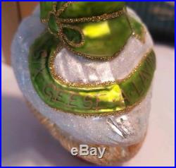 Waterford Crystal Holiday Heirlooms 12 Days Christmas Ornament 6 Geese a Laying