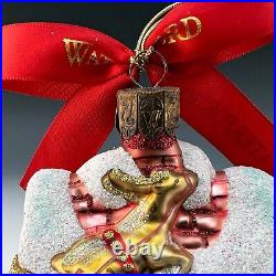 Waterford Crystal Holiday Heirlooms Over the ROOFTOP 12 Day Xmas Ornament 2002