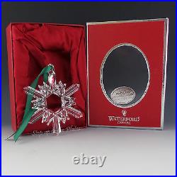 Waterford Crystal Jim O'LEARY 20th Anniversary Ornament 2004 Snow Star style