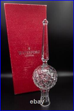 Waterford Crystal Lismore Christmas Tree Topper 10 3/8 FREE USA SHIPPING