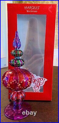 Waterford Crystal Marquis VENETIAN Tree Topper Xmas Star 11 Amethyst with Box