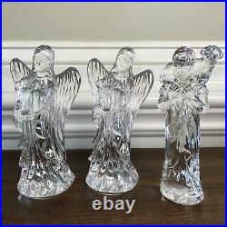 Waterford Crystal Nativity Set Manger Scene 15 Pieces Signed Manger XMAS Rare