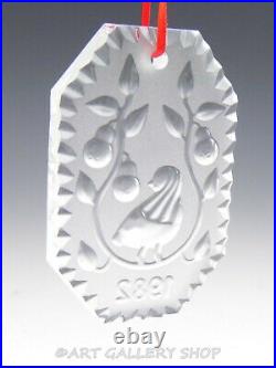 Waterford Crystal ORNAMENT 1982 PARTRIDGE IN A PEAR TREE 12 Days of Christmas