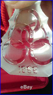 Waterford Crystal Ornament 12 Days of Christmas 5 Golden Rings