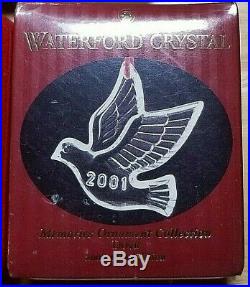 Waterford Crystal Set of 10 Christmas Memories Ornaments 1992 2001
