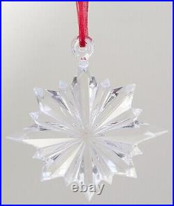 Waterford Crystal Snowflake Star Ornament 3rd Ed. Ireland Starburst Signed Box