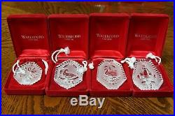 Waterford Crystal Twelve Days of Christmas 1982-1995 Complete Set of Ornaments