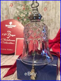 Waterford Crystal Twelve Days of Christmas Bell Ornament- 8 Maids-a-Milking