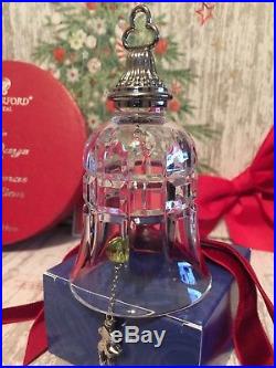 Waterford Crystal Twelve Days of Christmas Bell Ornament- Ten Lords-a-Leaping