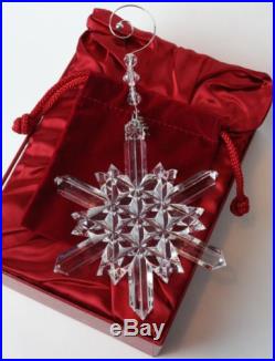 Waterford Faceted Snow Crystal Ornament Christmas Tree in Original Box