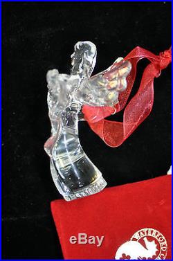 Waterford Heavy Crystal Angel withGuitar Christmas Ornament withBag Ireland