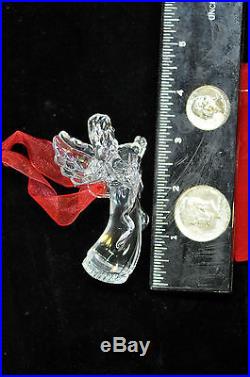 Waterford Heavy Crystal Angel withGuitar Christmas Ornament withBag Ireland