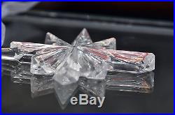 Waterford Heavy Crystal Radiant Cross Christmas Ornament withBag Ireland Beautiful