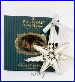 Waterford Heirlooms Ornament Christmas Nostalgic SIGNED and #'d Star of Hope
