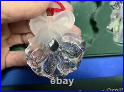 Waterford Marquis Crystal 12 Days Of Christmas 2nd In Series Set Of 3 Ornaments