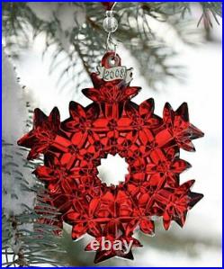 Waterford Ornament 2008 2nd Edition Ruby Red Ornament-Jim O'Leary (149612) NIB