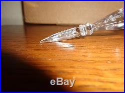 Waterford Snow Crystals Spire Christmas Ornament 8.5 Icicle # 129275 WB